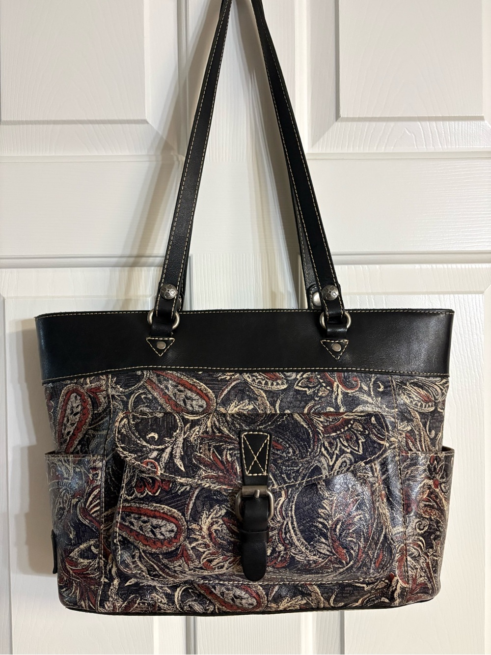 Patricia Nash Italian Leather Bolsena Tote